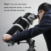 imageSolomark Cheshire Collimating Eyepiece Metal Body with Crosshair 125 Inch Fitting Short