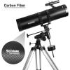 imageTelescope 130EQ Newtonian Reflector Telescopes for Adults Professional Telescopes for Adults Astronomy Comes with 15X Barlow Lens Smartphone Adapter ampamp 13 T Moon Filter130EQ