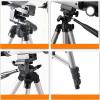 imageTelescopes for Adults 70mm Aperture 400mm AZ Mount Astronomical Refractor Portable Telescope for Kids and Beginners with Backpack to Travel and View Moon White