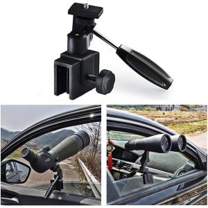 imageSOLOMARK Deluxe Vehicles Car Adjustable Window Mount for Spotting Scope Big Binoculars  Fully Metal