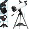imageTelescope 114AZ Newtonian Reflector Telescope for Astronomy Adults Great Astronomy Gift for Kids Adults Comes with Cellphone Adapter ampamp 125 Inch 13 T Moon Filter