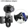 image125Inch Telescope Accessory Kits  2 PLOSSL Eyepieces of Different Specifications a 13 Transmission Moon Filter and a Cellphone Adapter with 15X Barlow Lens Cellphone Adapter